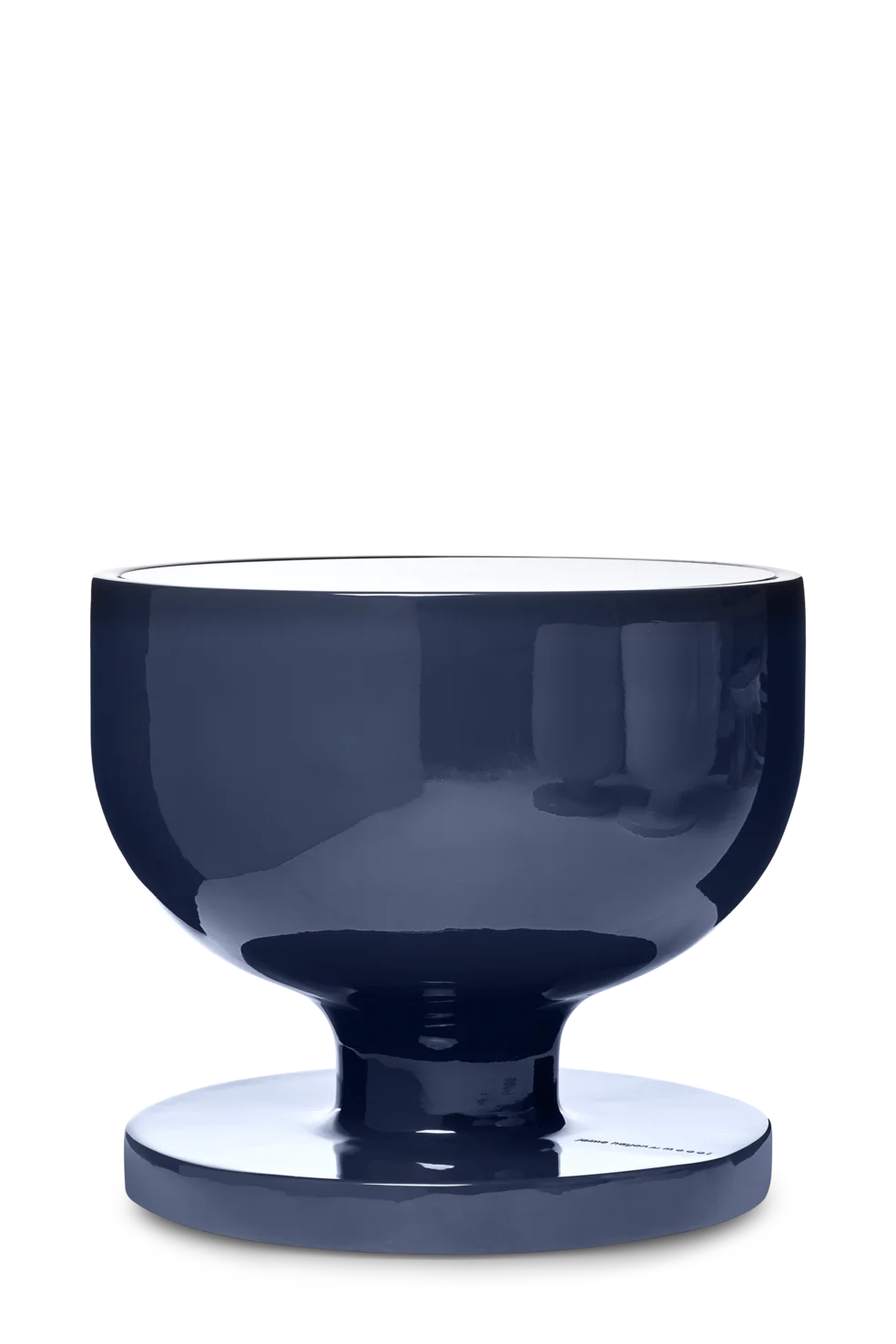 Elements 007 side table grey blue front view
